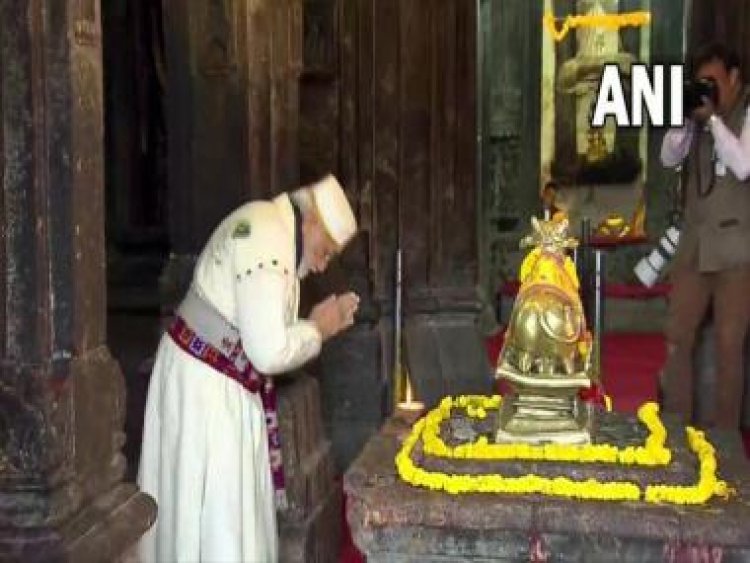 PM Modi arrives at Kedarnath temple, to inaugurate 9.7 km long Gaurikund-Kedarnath ropeway project