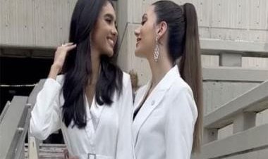 Beauty queens Mariana Varela and Fabiola Valentín announce marriage after two years of dating