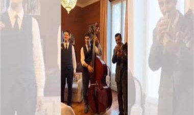 Watch: Musical band performs live before bedridden 94-year-old; internet amazed