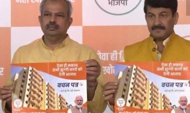 MCD polls: BJP releases manifesto, houses for Delhi slum dwellers among promises