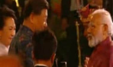 WATCH: PM Narendra Modi shakes hands with China's Xi Jinping at G20 Summit
