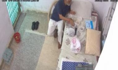 Watch: Day after claiming he was starving in jail, Satyendar Jain gorging on 'proper' food in Tihar