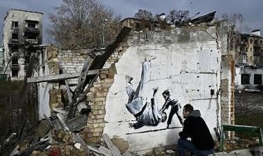 Banksy in Ukraine: How his defiant, new works offer hope amid death and destruction