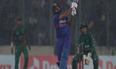 Rohit Sharma blitz his way to a 28-ball half century, but India loses to Bangladesh, Watch