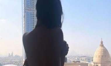 Uorfi Javed flaunts her bare body as she goes topless in Dubai, strikes a stunning pose in a bathtub