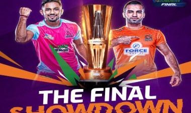 Pro Kabaddi 2022 FINAL LIVE: Jaipur Pink Panthers 8 - 10 Puneri Paltans