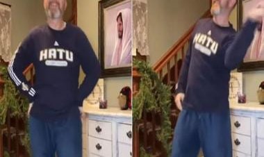 Internet's 'dancing dad' Ricky Pond grooves to Shah Rukh Khan's 'Mehendi Laga Ke Rakhna'; video goes viral