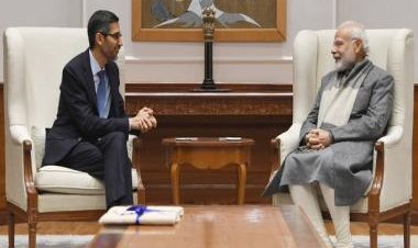 Google CEO Sundar Pichai meets PM Modi