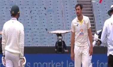 'Stay in the crease. It's not that hard': Mitchell Starc loses his cool at Theunis de Bruyn; watch video