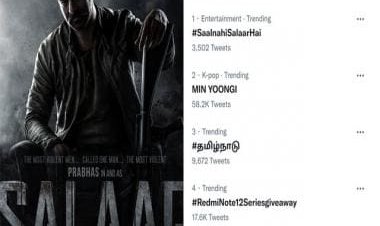 Prabhas' Salaar takes over the internet by storm with #SaalNahiSalaarHai trending on social media