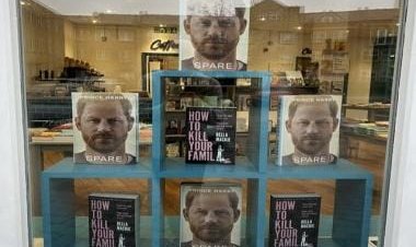 Viral photo: UK bookstore cheekily displays Prince Harry's 'Spare' next to 'How to Kill Your Family'