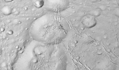 Enceladus is blanketed in a thick layer of snow