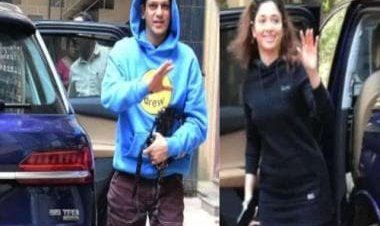 Vijay Varma and Tamannaah Bhatia add fuel to dating rumours as they step out together for a drive