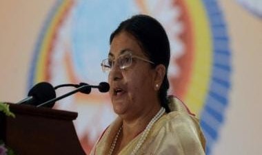 Why have constitutional experts ruled out another term for Nepal President Bidya Bhandari?