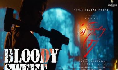 LEO- Bloody Sweet: Thalapathy Vijay and Lokesh Kanagaraj announce the title of 'Thalapathy67' with a blockbuster promo