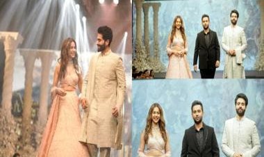 Jackky Bhagnani and Rakul Preet come together on stage for the first time to walk the ramp for a fundraiser