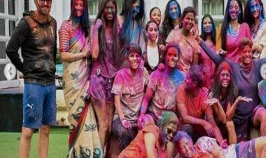 Watch: RCB women's team celebrates Holi in style; Sachin Tendulkar, Suresh Raina share wishes