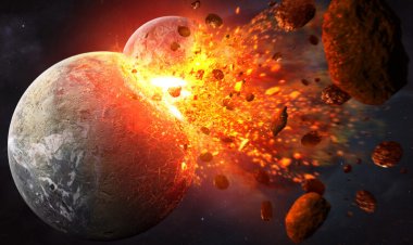 A moon-forming cataclysm could have also triggered Earth’s plate tectonics