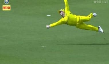 Watch: Steve Smith takes a stunning catch to dismiss Hardik Pandya in 2nd IND vs AUS ODI