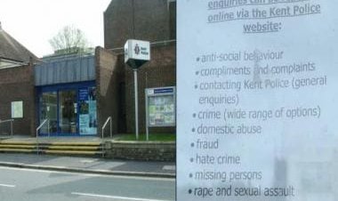 For Kent police, there is no emergency in rape, sexual assault