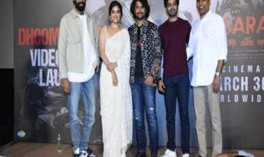 Superstar Nani launches the mass anthem of the year Dhoom Dhaam at a grand event in Mumbai