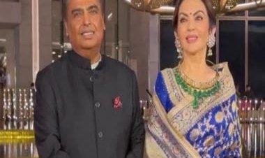 Watch: Mukesh Ambani and Nita Ambani grace the grand opening of the Nita Mukesh Ambani Cultural Centre