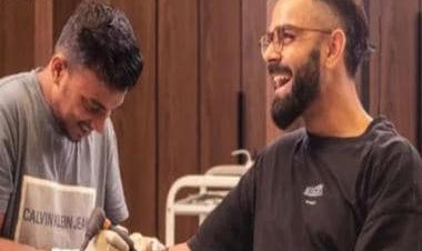 Virat Kohli gets new tattoo before IPL 2023, artist reveals the meaning behind it