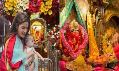 Priyanka Chopra visits Siddhivinayak temple with daughter Malti Marie ahead of Citadel's global release