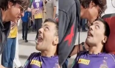 Shah Rukh Khan greets specially-abled fan at KKR match in Kolkata; his gesture wins hearts