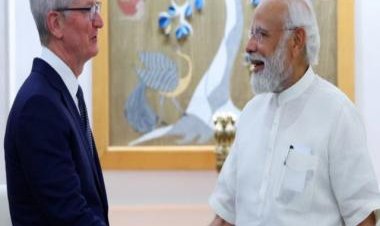 Apple CEO meets PM Modi, shares vision of India’s future