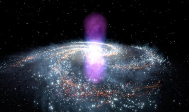 Cosmic antimatter hints at origins of huge bubbles in our galaxy’s center