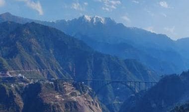 USBRL Project: Preparation for laying ballastless track in progress on Katra-Banihal section