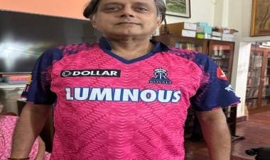 Shashi Tharoor thanks Rajasthan Royals for customised jersey, team responds using ChatGPT