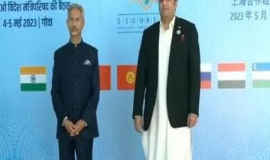 WATCH: Cold welcome by EAM Jaishankar to Pakistan FM Bilawal Bhuto at SCO meet