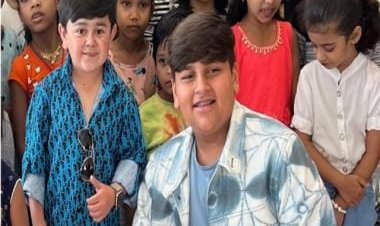 Star Abdu Rozik fulfils his 13 year old fan Rudransh Gowani’s wish by cutting a cake given by him!