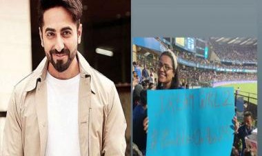 Ayushmann Khurrana reacts as fan creates buzz for Dream Girl 2 at IPL match; countdown to #PoojakikissonAug25 begins