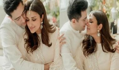 Parineeti Chopra shares dreamy engagement pictures with Raghav Chadha, says 'I said yes!'