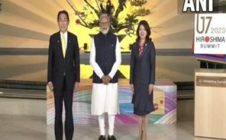 WATCH: Japanese PM Fumio Kishida welcomes PM Modi at G7 Summit