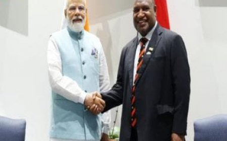 PM Modi stresses on boosting India-Papua New Guinea ties in talks with PM Marape