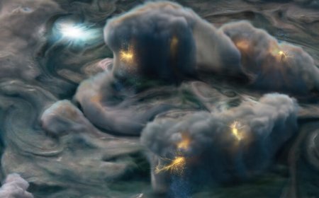 Jupiter’s lightning bolts contort the same way as Earth’s