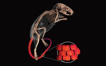 Spiny mice have armadillo-like armor in their tails