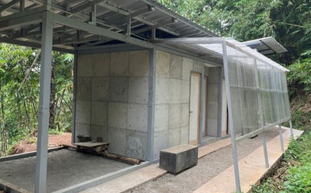 This house was built partly from recycled diapers