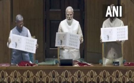 PM Modi releases special stamp, Rs 75 coin to mark inauguration of new Parliament building
