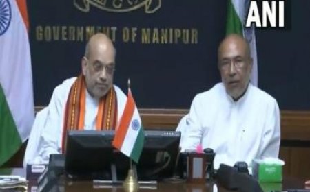Manipur: Amit Shah chairs meeting with CM Biren Singh in Imphal; security forces crack down on militants