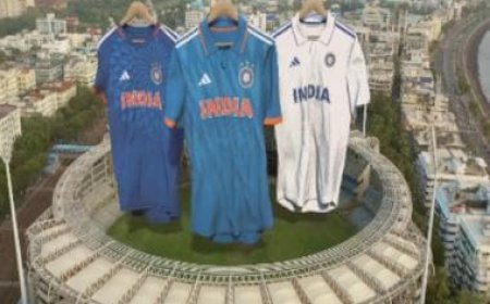 'An iconic moment': Adidas unveils first look of Indian cricket team's jerseys across formats