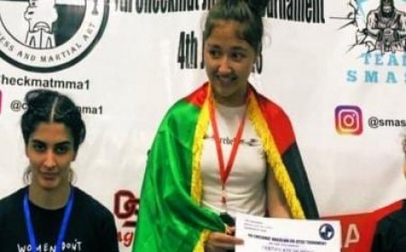 Pakistani police detain female Afghan athlete Arzoo Ahmadi, says journalist