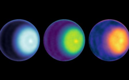 A cyclone has been spotted swirling over Uranus’ north pole for the first time