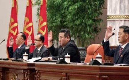 North Korea ruling party slams failed satellite launch in key meeting, vows second launch