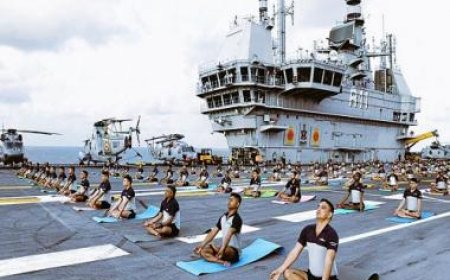 Ocean Ring of Yoga and Indian Armed Forces' big plans for Yoga Day