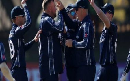 Scotland vs United Arab Emirates ODI LIVE Score, ICC World Cup Qualifier 2023 Group B match